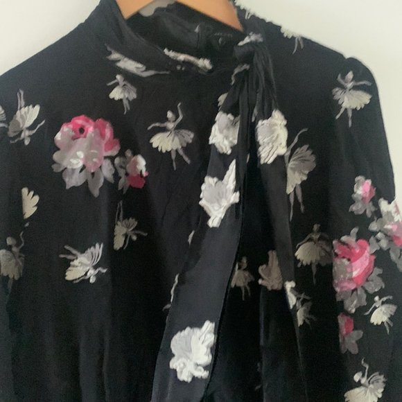 Marc Jacobs Ballerina & Floral Tie Collar Dress - Picture 7 of 16